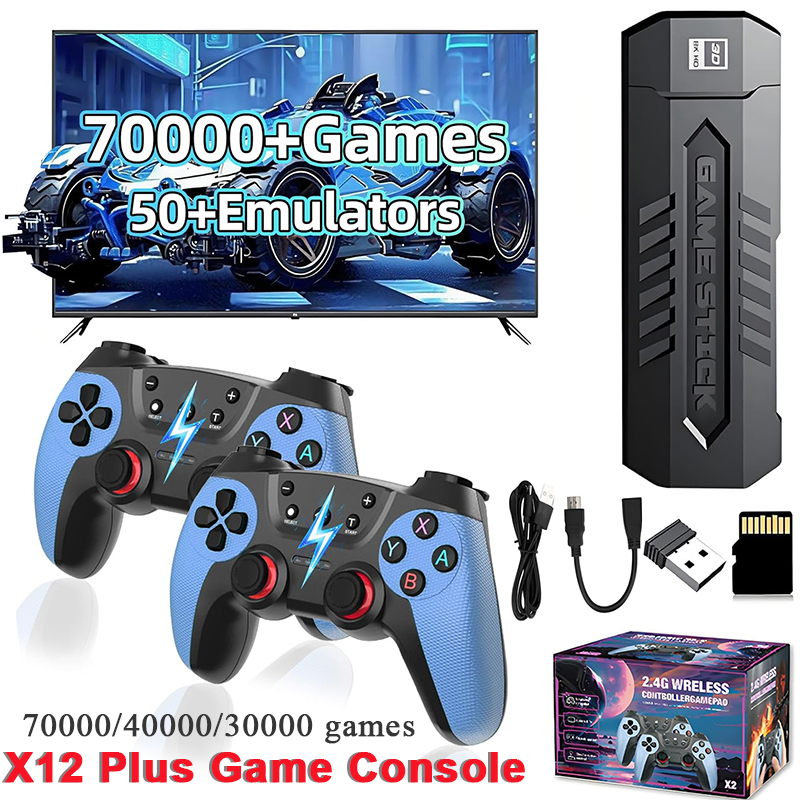 Retro Gaming Handheld Console - X2 Retro Oyun Çubuğu 128GB 70000/30000+