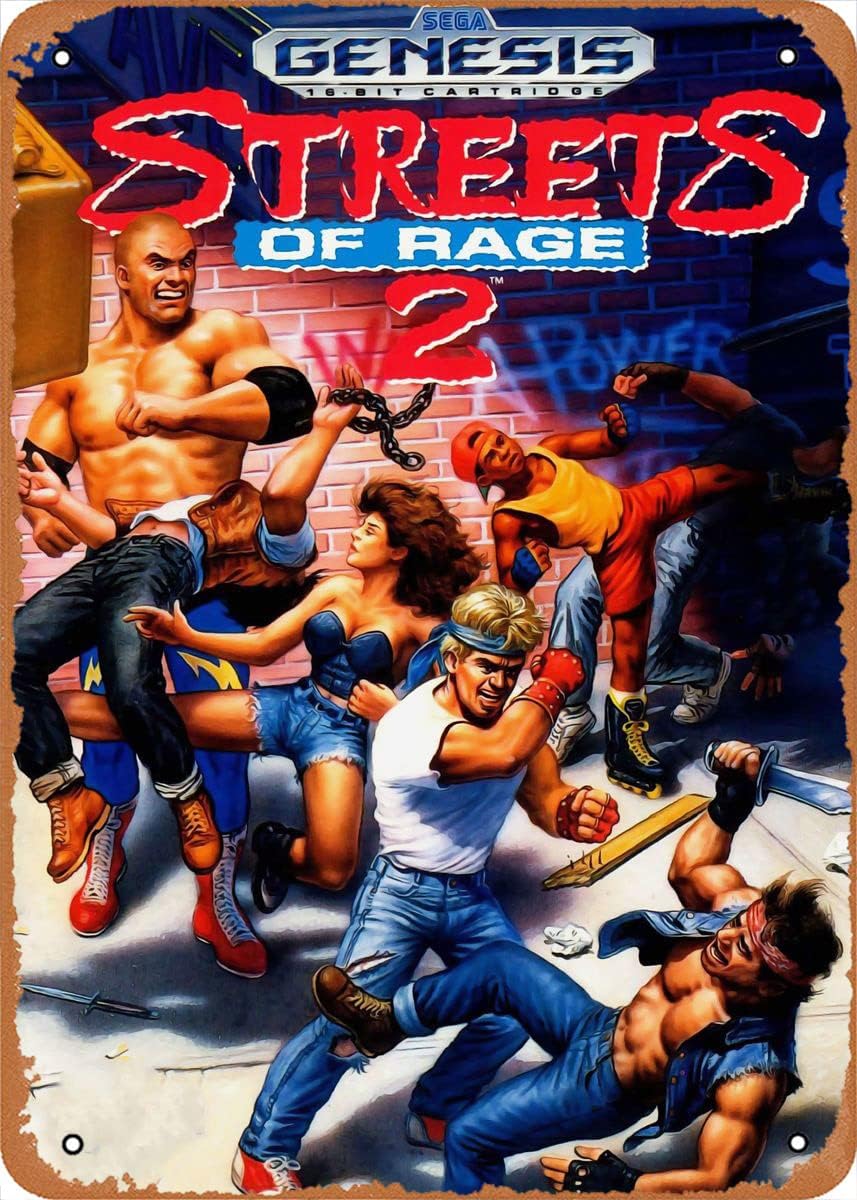Retro Gaming Videos - Klasik Arcade Video Oyunu Posteri Metal