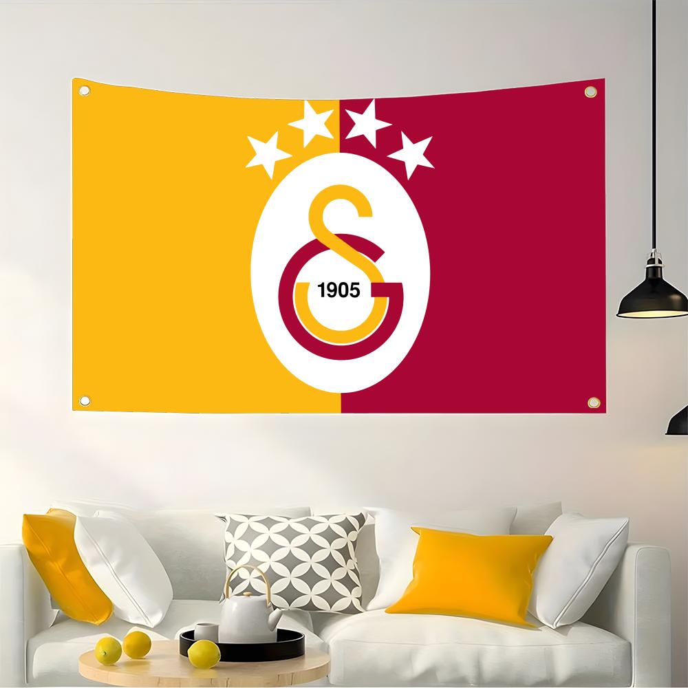 Retro Gaming Banner - Futbol G-Galatasaray Kulübü Bayrakları Retro Futbol