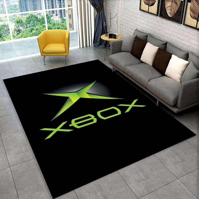 Retro Gaming Xbox - Retro Xbox Gaming Gamer Logo Halı