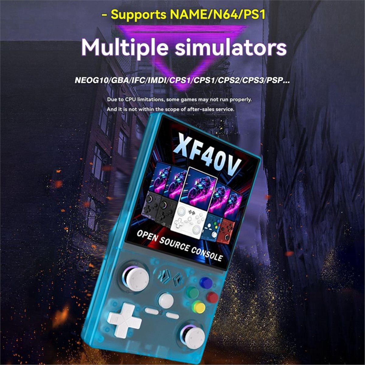 Retro Gaming Handheld Console - A86G YENİ XF40V Retro El Oyun
