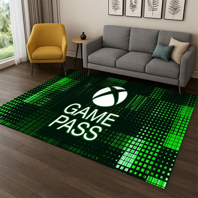 Retro Gaming Xbox - Retro Xbox Gaming Gamer Logo Halı
