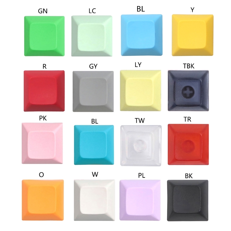 Retro Gaming Keycaps - DSA 1U klavye tuş seti PBT
