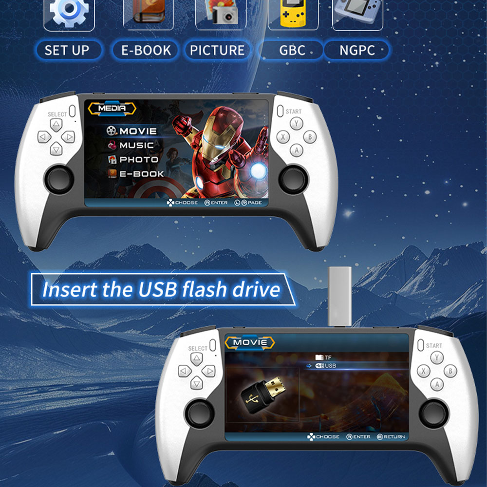 2026 Yeni SF3500 5 İnç El Tipi - Retro Gaming Tablet incelemesi ve fiyatı