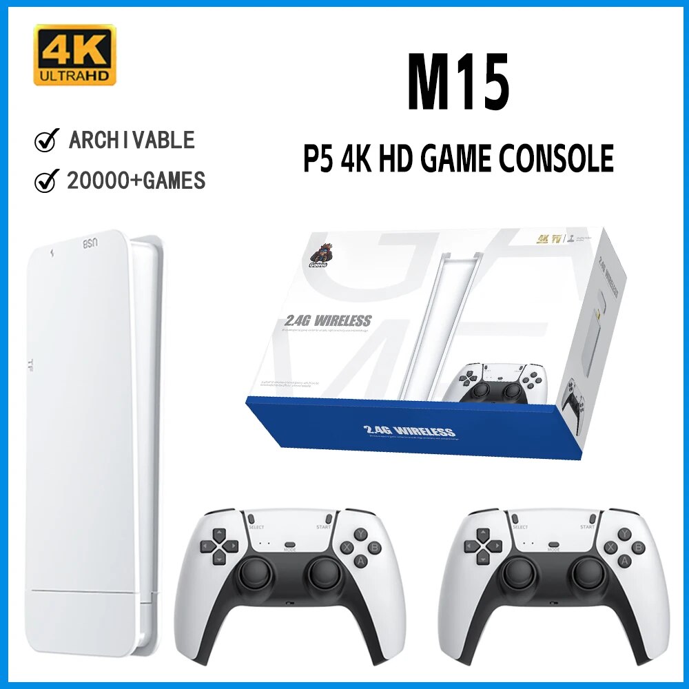 YENİ M15 4K HD Oyun Konsolu P5 - Retro Gaming Xbox incelemesi ve fiyatı