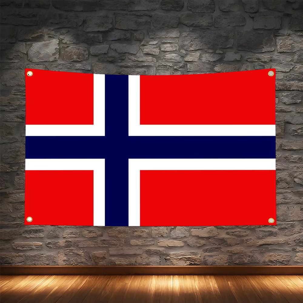 1 adet ünlü norveç bayrakları  - Retro Gaming Banner incelemesi ve fiyatı