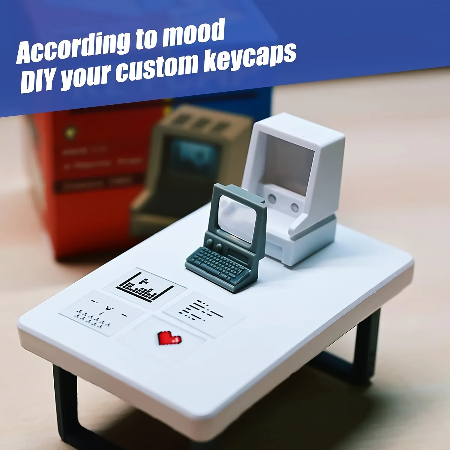Retro Mac'den Esinlenilmiş Tuş - Retro Gaming Keycaps incelemesi ve fiyatı