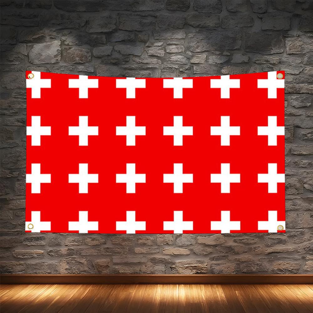 1 adet ünlü İsviçre bayrakları - Retro Gaming Banner incelemesi ve fiyatı
