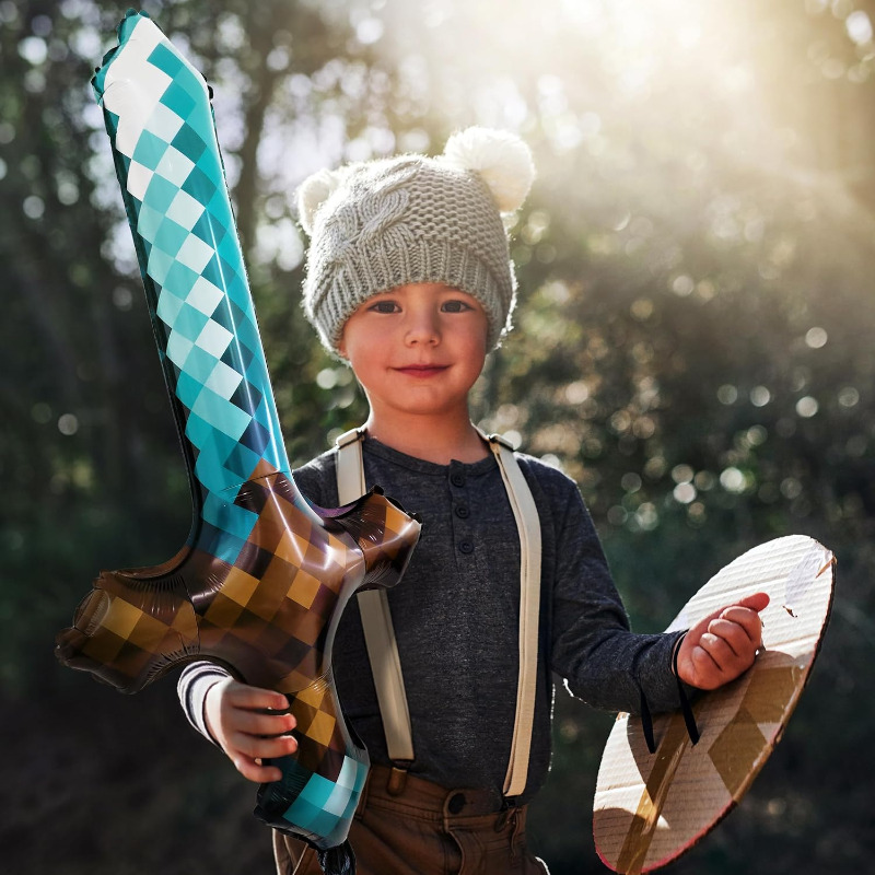 8 adet piksel şişme kılıç Myla - Retro Gaming Event incelemesi ve fiyatı