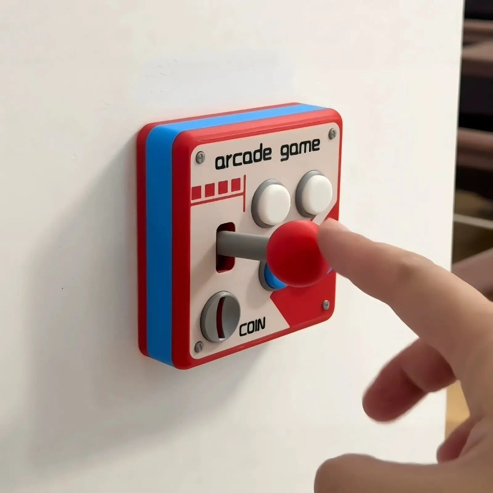 Retro Arcade Joystick Anahtar  - Retro Gaming Decor incelemesi ve fiyatı