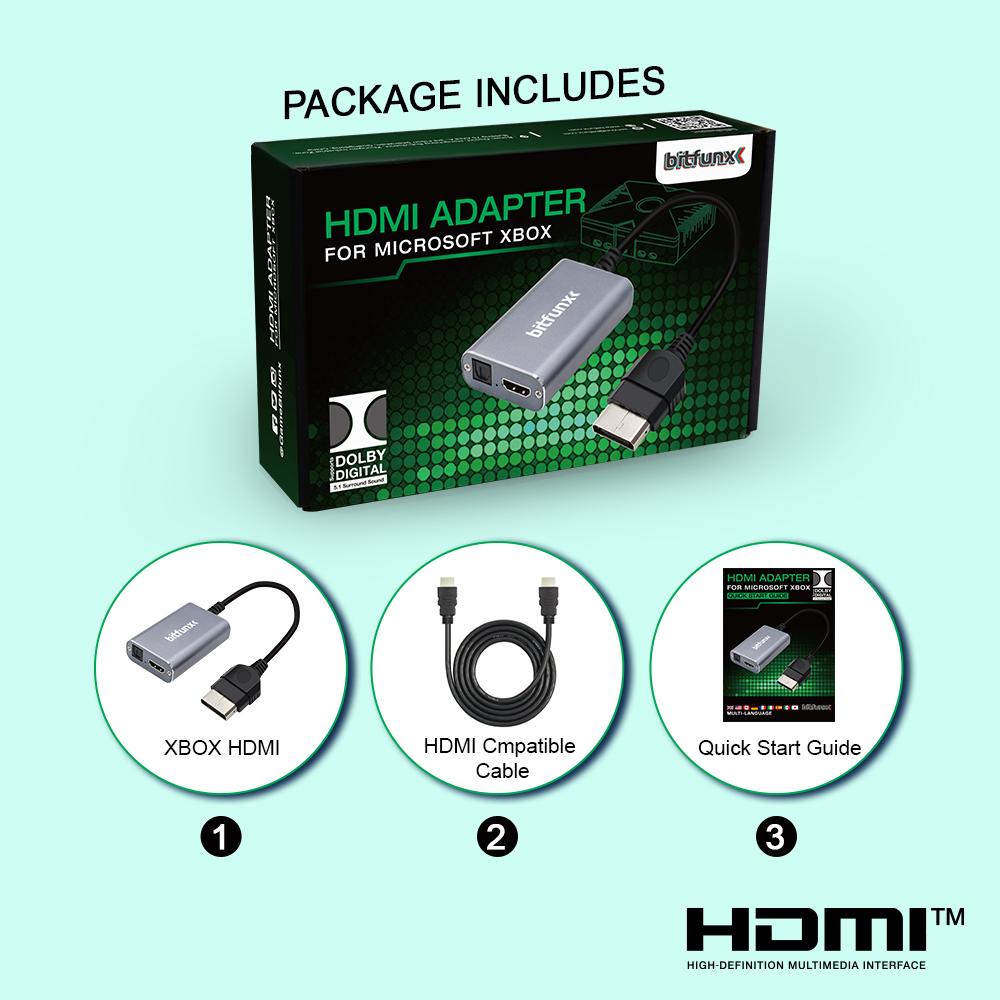 Bitfunx HDMI ™   XBOX Klasik R - Retro Gaming Xbox incelemesi ve fiyatı