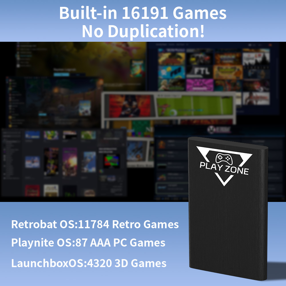Play Zone 1TB Taşınabilir Oyun - Retro Gaming Xbox incelemesi ve fiyatı