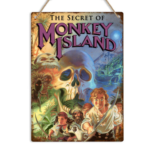 MONKEY ISLAND Amiga Vintage Re - Retro Gaming Decor incelemesi ve fiyatı