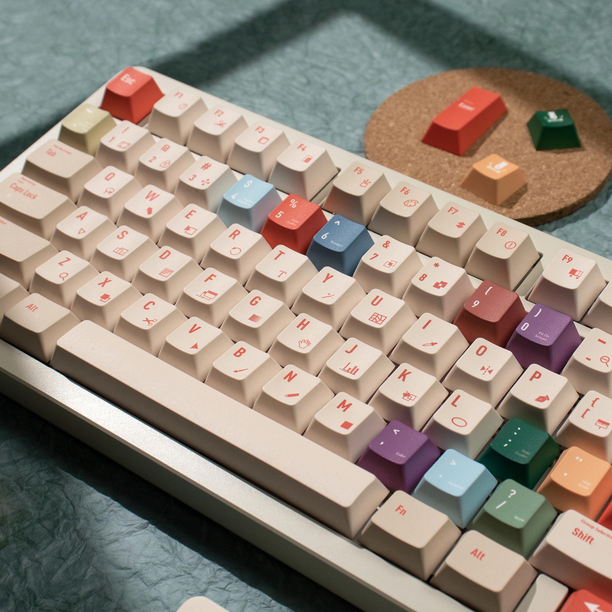 Illustrator Keycaps DYE-SUB Ki - Retro Gaming Keycaps incelemesi ve fiyatı