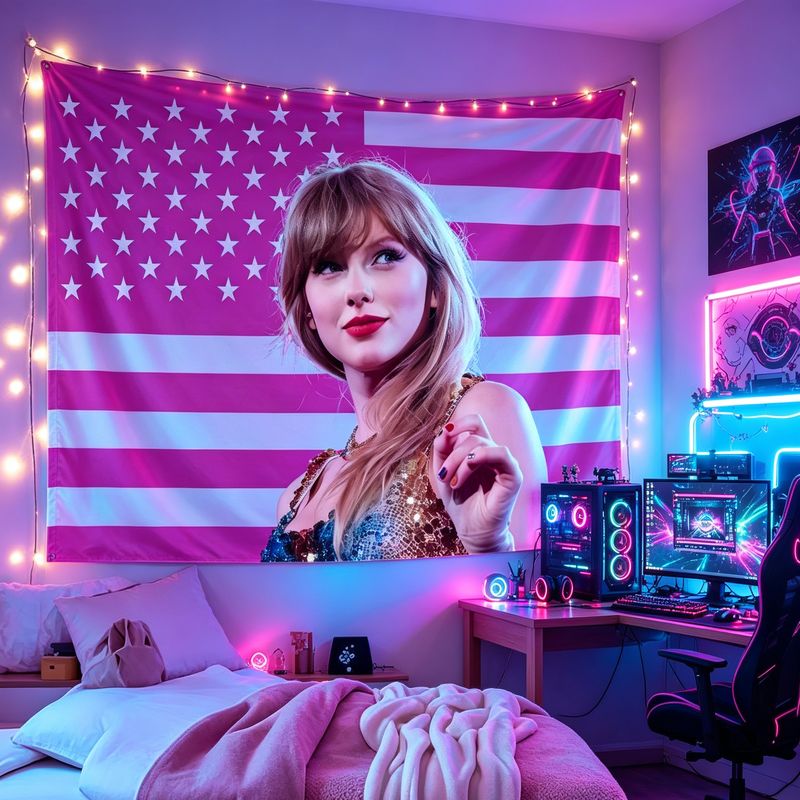 VIKAMA Amerikan Bayrağı Kadın  - Retro Gaming Decor incelemesi ve fiyatı