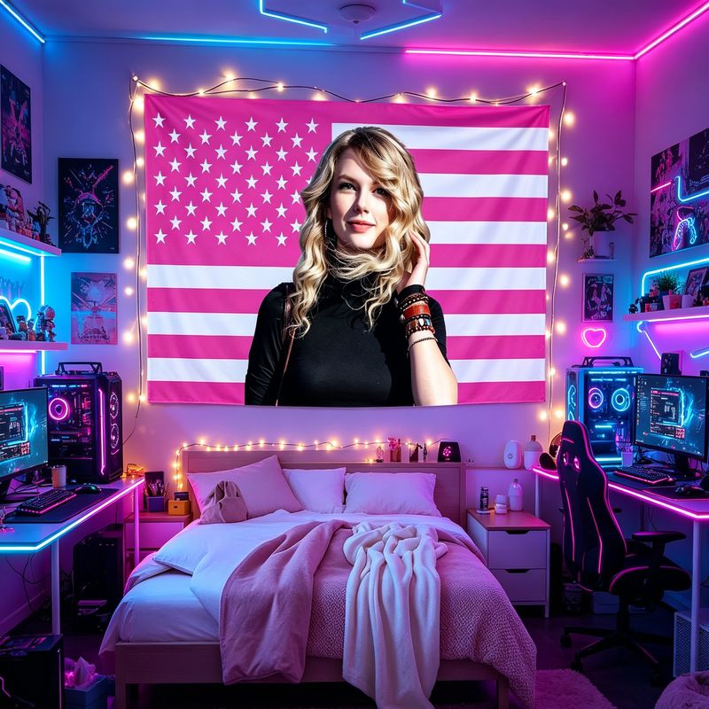 VIKAMA Amerikan Bayrağı Kadın  - Retro Gaming Decor incelemesi ve fiyatı