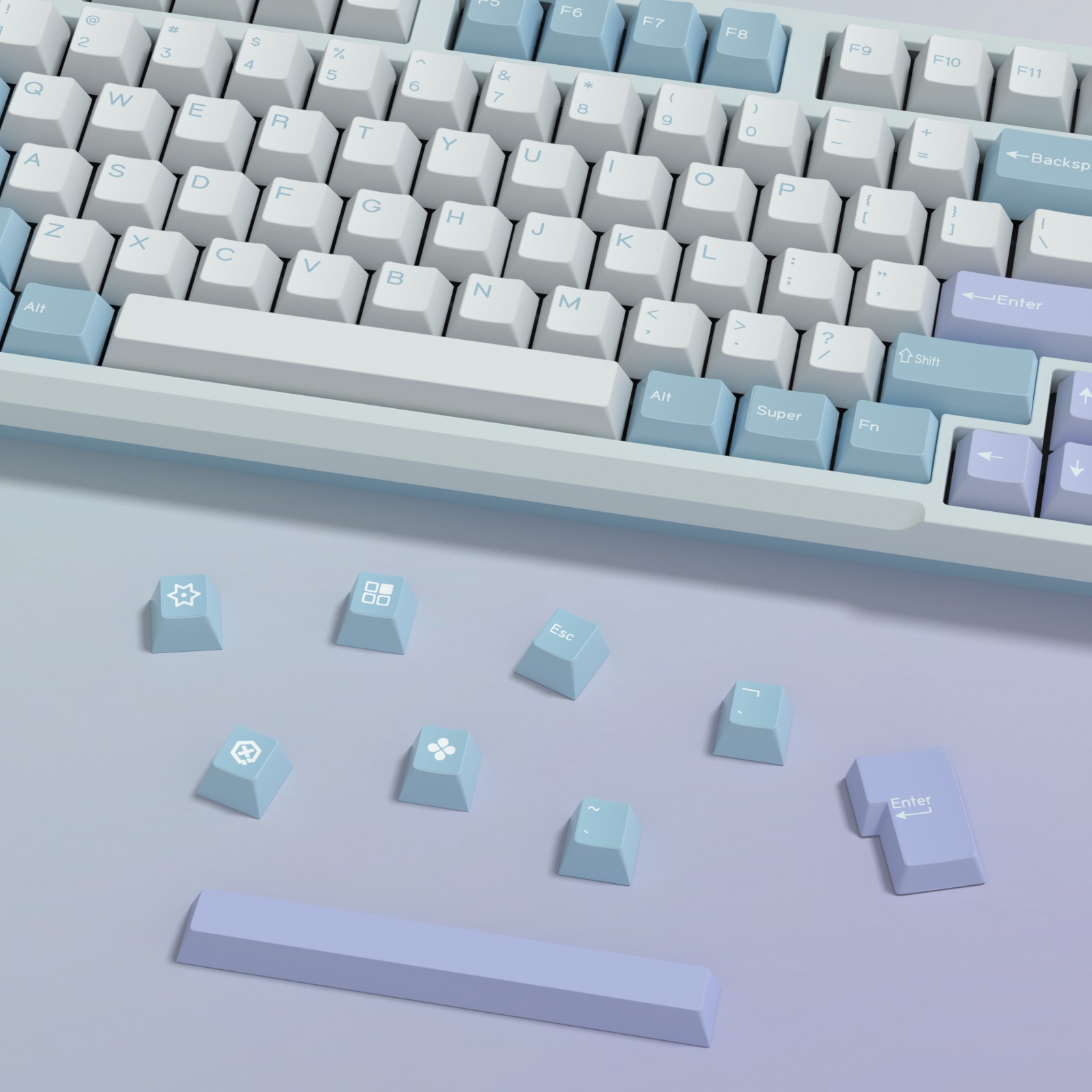 KBDiy GMK Illusion Klavye Tuş  - Retro Gaming Keycaps incelemesi ve fiyatı